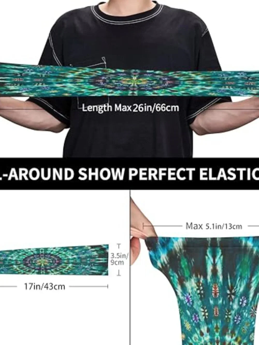 UV Arm Sleeves for Gardening Women Sun Protection Tie Dye Cooling